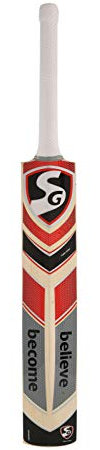 SG Fledermaus Sierra Cricketschläger 150, Klasse 5, englische Weide, Größe 4, Lederball, merhfarbig, 30