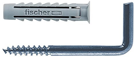 Fischer, Tasselli SX 4 G Silver con gancio appendi quadro