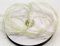 CaPiSo 10mm Organzaband Schleifenband Geschenkband Chiffonband Organza (Creme, 100m)