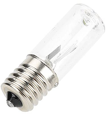 Changor UV Léger Ampoule, Efficace Léger Ampoule E17 avec Quartz Un Verre 3W, 254nm UV Densité pour Air Purificateur Réfrigérateur