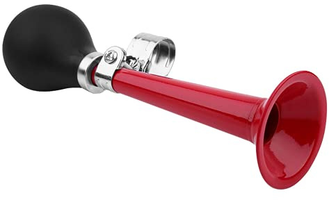 Bnineteenteam Fahrradhupen, 2,2 Zoll, Metall + Silikon, Air Horn Signalhorn Birne Squeeze Ring, für Fahrräder, MTBs, Strandautos, Wohnmobile, Motorräder Autos, 5 Farben