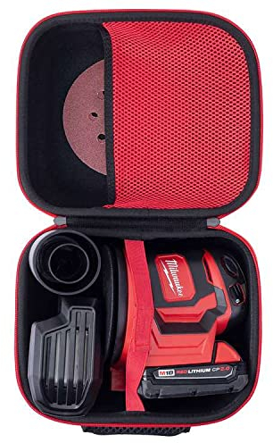 Khanka Étui Rigide de Rechange pour Ponceuse orbitale aléatoire Milwaukee Electric Tools 2648-20 M18, Noir