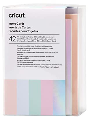 Cricut Smart Paper Sticker-Cardstock, mattenlos Bright Bow Muster-Set, kompatibel mit Cricut Joy - Packung mit 10 Bögen