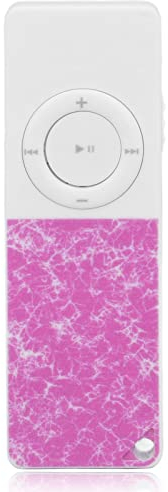 PUSOKEI MP3-Player, HiFi-Musikplayer mit Verlustfreiem Sound, Tragbarer Digitaler Audio-Musikplayer, Plug-and-Play, Bequem zu Bedienen, Lange Akkulaufzeit, Unterstützt Bis zu 64 GB(Rot-violett)