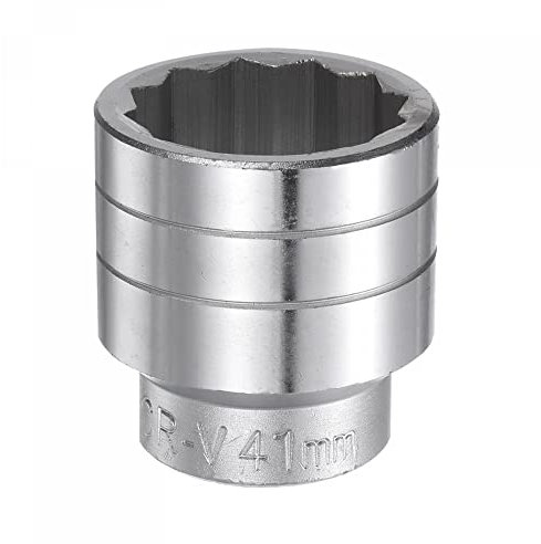 sourcing map Douille basse 41 mm 12 pans 3/4 métrique standard CR-V