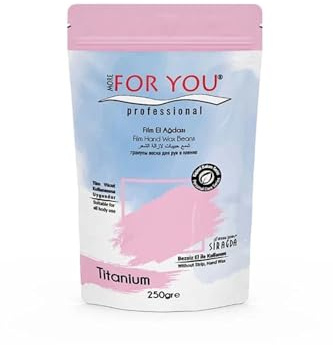 More For You Film Hand Wax Beans Titanium 250gr - Heißwachs Warmwachs Haarentfernung Hot Wax Sir Agda Enthaarungswax