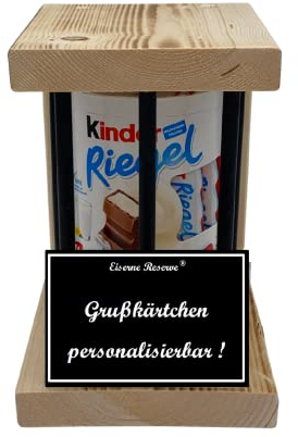 Personalisierte Geschenke für Kinder Geschenkidee mit Namen - Notfall Reserve Black Edition Kinder Riegel Schokolade (10 x 21 g) - Geburtstag Hochzeit Abschied