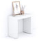 MOBILI FIVER, Evolution Konsolentisch 90 x 40, Esche, Weiß, Made In Italy