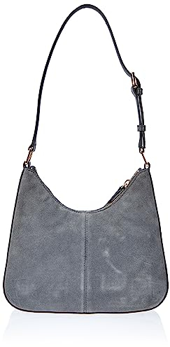 Mandarina Duck Damen Velvet Plisse HOBO, London Fog