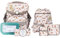 SCHOOL-MOOD - Schulranzen Set Leopard, 7-teilig - Timeless Air+ - ergonomischer Schulranzen Jungen & Mädchen - Schultasche für Kinder in der 1. bis 4. Klasse - Leopard (Nordic Collection)