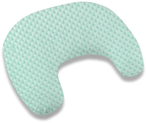 Moon klein Mond Stillkissen 110cm Stillhörnchen Schwangerschaftskissen Kopfkissen Kissen zum Stillen Nursing Pillow mit abnehmbarem und waschbarem Bezug ekmTRADE (97)