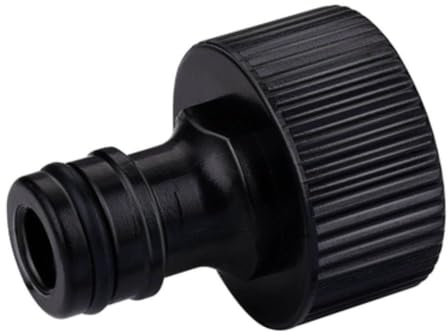 BLACK+DECKER Schlauchkupplung 3/4''-1'' - 19-25 cm - Kupplungsstück - Kunststoff - Schwarz