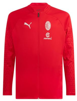 AC MILAN Giacca Training, Stagione 2023/24, Rosso, Adulto, Unisex, L