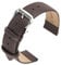 Cobee Leder-Uhrenarmbänder, weiches Kalbsleder Uhrenarmband, Schnellverschluss Leder-Ersatzarmband für Männer und Frauen, Universal-Uhren-Armband, Edelstahl Verschluss Schnalle(Dunkelbraun,22mm)