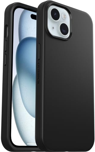 OtterBox Symmetry MagSafe Case for iPhone 16e, 15, 14, 13, Shockproof, Drop proof, Protective Thin Case, 3x Tested to Military Standard, Black, No Retail Packaging