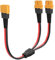 ELFCULB XT60 Y Splitter,12AWG XT60 Kabel 1 Stecker zu 2 Buchse Kabel für Drohne Quadcopter Lipo Akku(30cm)
