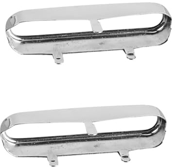 Supvox 2stücke Tl Nickel-plated Humbucker Pickup Cover Gitarre Hohe Qualität Installieren Klassisches Design Für Gitarrenliebhaber Und Musiker Ersatz Für Beschädigte Abdeckungen