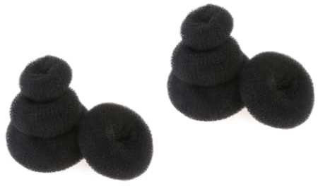 MAGICLULU 8 Stk Werkzeug zur Herstellung von Haarknoten hairstyler haarstyler haar zubehör Haar Styler blacki blackh Dnout-Brötchenhersteller Haar Donut Bob-Kopf Haarring Knospe Kopf Krapfen