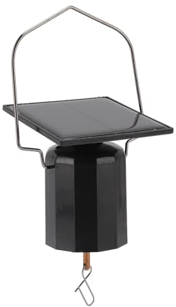 SIXRUN Solar-Windspiel-Motor, IP2, Wasserdicht, Umweltfreundlich, Kleiner Hängender Solar-Rotationsmotor für Kunst, Ornament, Windspiele, Solar-Windspiel-Motor