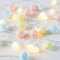 Fairy Cotton Ball String Lights, 10ft 20 LED USB & Battery Powered, Warm White Decorative Lights for Bedroom, Wedding, Party, Home Décor