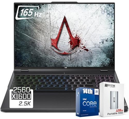 Lenovo Legion 5i Gaming Laptop, 14th Gen Intel 24-Core i9-14900HX, 16 WQXGA(2560x1600) 165Hz, 64GB DDR5 RAM, 1TB SSD, GeForce RTX 4060(TGP 140W), RGB Backlit KB, W/ 128GB PSD, Windows 11 Home