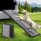 BACOENG Hunderampe Auto Klappbar, Hundetreppe Auto mit Rutschfester Teppich, 160cm rutschfest Hunderampen für Autos, LKWs und SUV, Stabil Rampe Hund für Große Und Mittel Hunde Bis 110kg