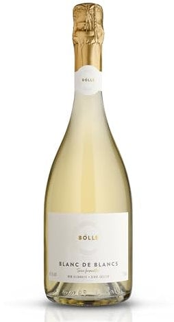 BOLLE Blanc De Blancs <0.5% ABV Non-Alcoholic Sparkling Wine - Premium Champagne Alternative, Low-Calorie, Vegan - 750ml