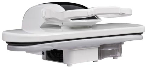 KiwiHood Intelligent Steam Press 2200W Professional Steamer mit 35,8“ Antihaft-Bügelfläche, mehrere Stoffeinstellungen, digitale Dampfpresse mit 1L Tankkapazität (weiß)