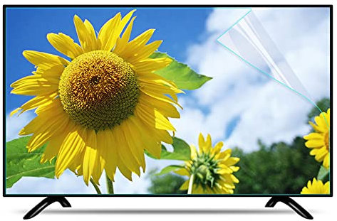 Protection d'écran de télévision, Film mat antireflet/anti-lumière bleue/TV, for écrans LCD, LED, 4K et QLED HDTV(65in 1440x809mm)