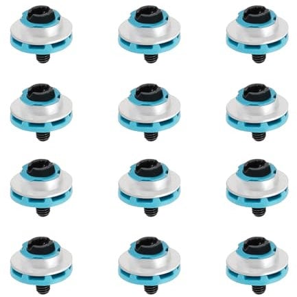 Sarini Lot de 12 vis de montage pour disque dur avec œillet d'isolation, vis silencieuses compatibles avec les modèles de disque dur HP 2,5 pouces 6000 6005 Pro 8000 8100 G1 G2