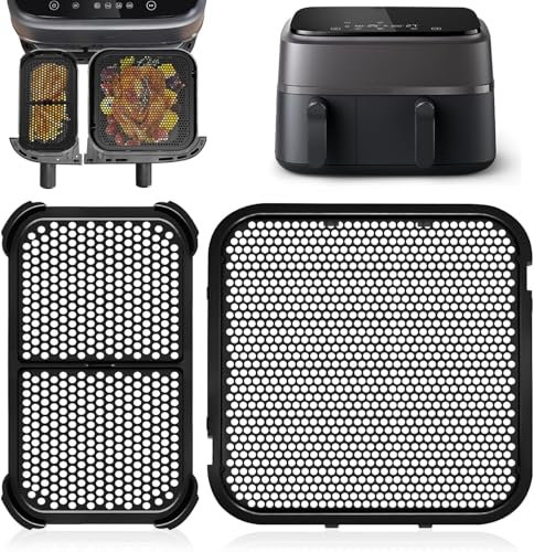 Gachiwar 2 Stück Spritzschutz Silikonform Airfryer Philips Silikonform Airfryer Zubehör für Philips Steam Airfryer 3000/5000 Series Dual Basket(6L/3L)