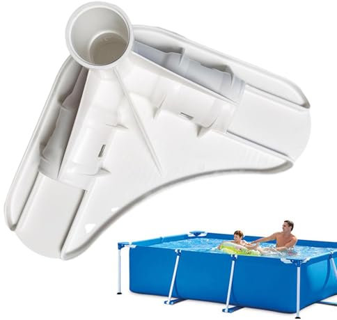 shpuuyy Support d'angle pour cadre de piscine – Joint de jambe pour piscine familiale – Connecteur de rechange étanche à angle précis pour extérieur, maison, cour, jardin