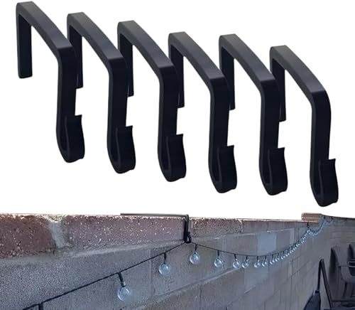 Zunishaone Haken für Außenleuchten | wasserdichte Haken für Außenbeleuchtung | Aufhänger für saisonale Dekoration Decke Garten Balkon Hochzeit Party