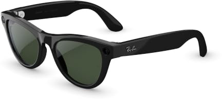 RAY-BAN Meta Gen 2 Skyler - AI Glasses for Men & Women, Shiny Black | 12MP Camera, 3K Ultra HD Video, Voice Command, Open-Ear Audio, 8H Battery, Meta AI App - Transitions® Clear to Graphite Green