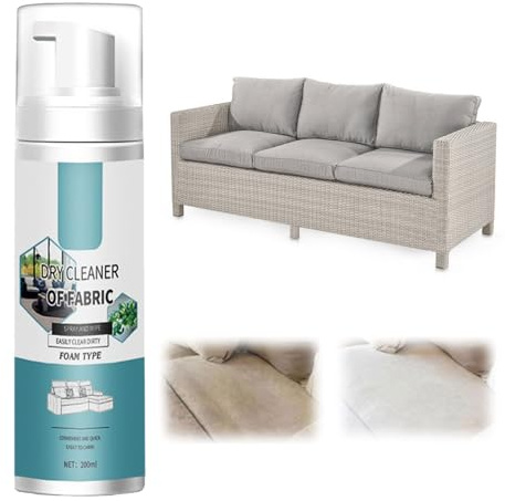 Couch-Reiniger,200ML Stoffsofa Reinigungsschaum,Textil Fleckenentfernerspray, Sofa Reiniger,Trockenreinigungsmittel Für Stoffe,Polsterreiniger