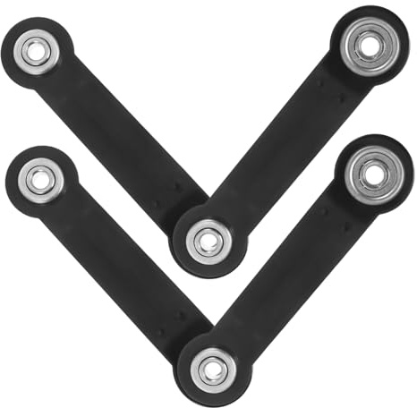 DIKACA 4pcs Patio Glider Arm Brackets Replacement Hardware Kit for Outdoor Swing Bench Chairs Fit for Garden Furniture Smooth Quiet Swinging Easy Installation