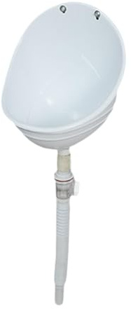 predolo Urinarios Murales Urinario de Lavado con Desviador de Drenaje Urinario Vertical para Niños, Blanco