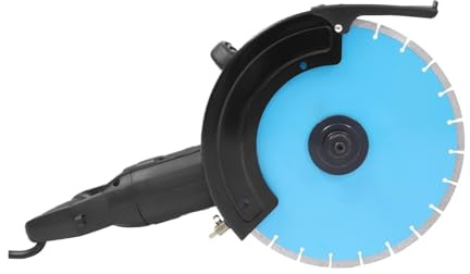 14 Inch Electric Disc Cutter 5800W Concrete Cut-Off Machine 355mm Circular Saw Blade 100mm Cuttung Depth W/Water Pump Sturdy Construction