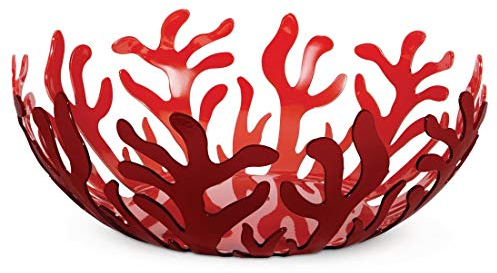 Alessi Mediterraneo Obstschale aus Edelstahl, groß