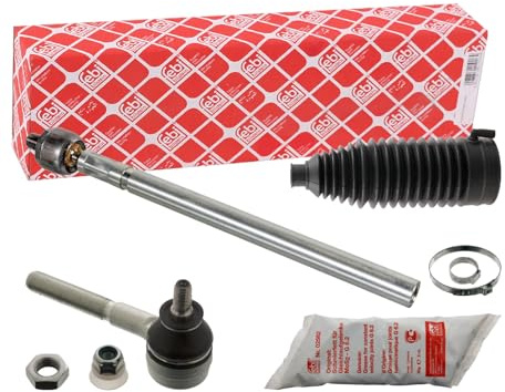 febi bilstein 39042 Spurstange mit Lenkmanschettensatz, 1 Stück | Kompatibel mit: CITROËN AX, C4 Coupe, C4 I, XANTIA, XANTIA Break, XM, XM, XM Break, XM Break, PEUGEOT 106 I, 106 II, 206 CC