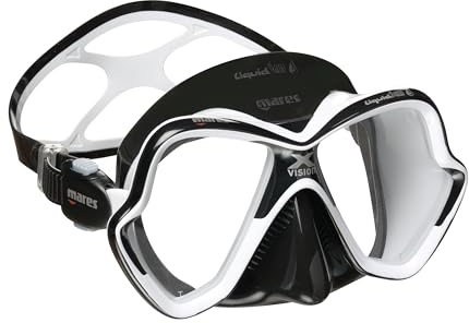 Mares Masque X-Vision Ultra LS Canard de plongée – Blanc/Noir/Blanc Noir