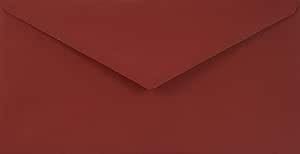 Netuno 100 Umschläge Dunkel-Rot DIN lang 110 x 220 mm 115g Sirio Color Cherry farbige Briefumschläge edel für Hochzeit lang Briefhüllen bunt hochwertig Papier-Briefumschläge red envelope invitation