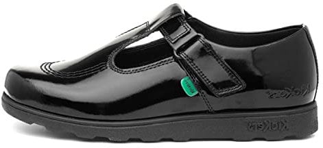 Kickers Fragma T-bar, Damen Mary Jane Halbschuhe, Schwarz (Black Blk), 39 EU