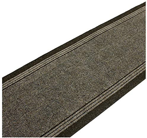 SrS Rugs® Sydney Long Carpet Runner - Heavy-Duty - Stain-Resistant - Absorbent - Non-Slip Rubber Backed - Strong - Industrial Grade - Tough Mat for Hall and Stairs (Beige, Length: 3' (80 x 91 cm))
