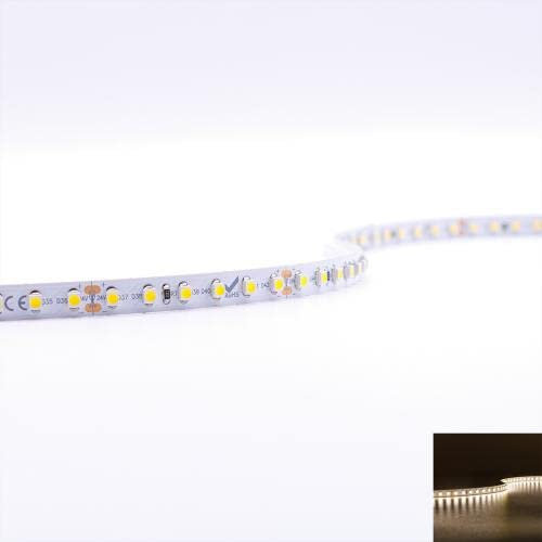 LED Strip SMD3528 4000K DC 24V 9,6W IP20 120 LED/m 5m Neutralweiß LED-Streifen Lichtband LED-Band Lichterkette Lichtstreifen Lichtleiste für den Innenbereich