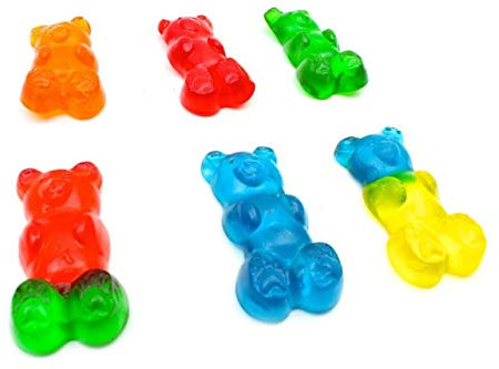 ORSETTI GOMMOSI LUCIDO GIGANTE SENZA GLUTINE KG1 LARGHEZZA MM 35 LUNGHEZZA MM80