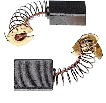 vhbw 2x escobilla carbón motor 6,5 x 13,5 x 17 mm reemplaza Makita CB-155, 181048-2 para herramientas - Resorte 22 mm