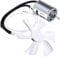 Pale de ventilateur de rechange blanche de 15,2 cm avec moteur de ventilation pour véhicule récréatif 12 V, compatible avec Heng's, Elixir, Ventline, Jensen RV