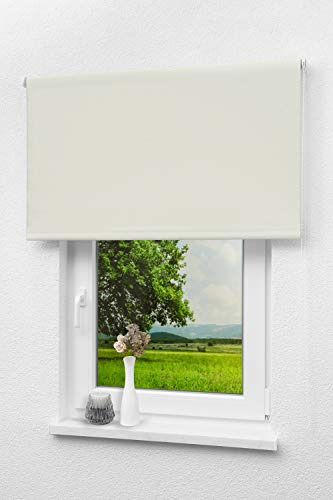 LYSEL Outlet - Verdunkelungsrollo Kieselgrau, (B x H) 122.50cm x 190cm in grau/kieselgrau
