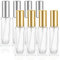 Chingde Parfümzerstäuber 10ml, Zerstäuber Parfüm Abfüller, Parfum Flakon Leer, Nachfüllbar, mit Zerstäuber, für Reisen, Urlaub, Ausflüge (8 PCS)